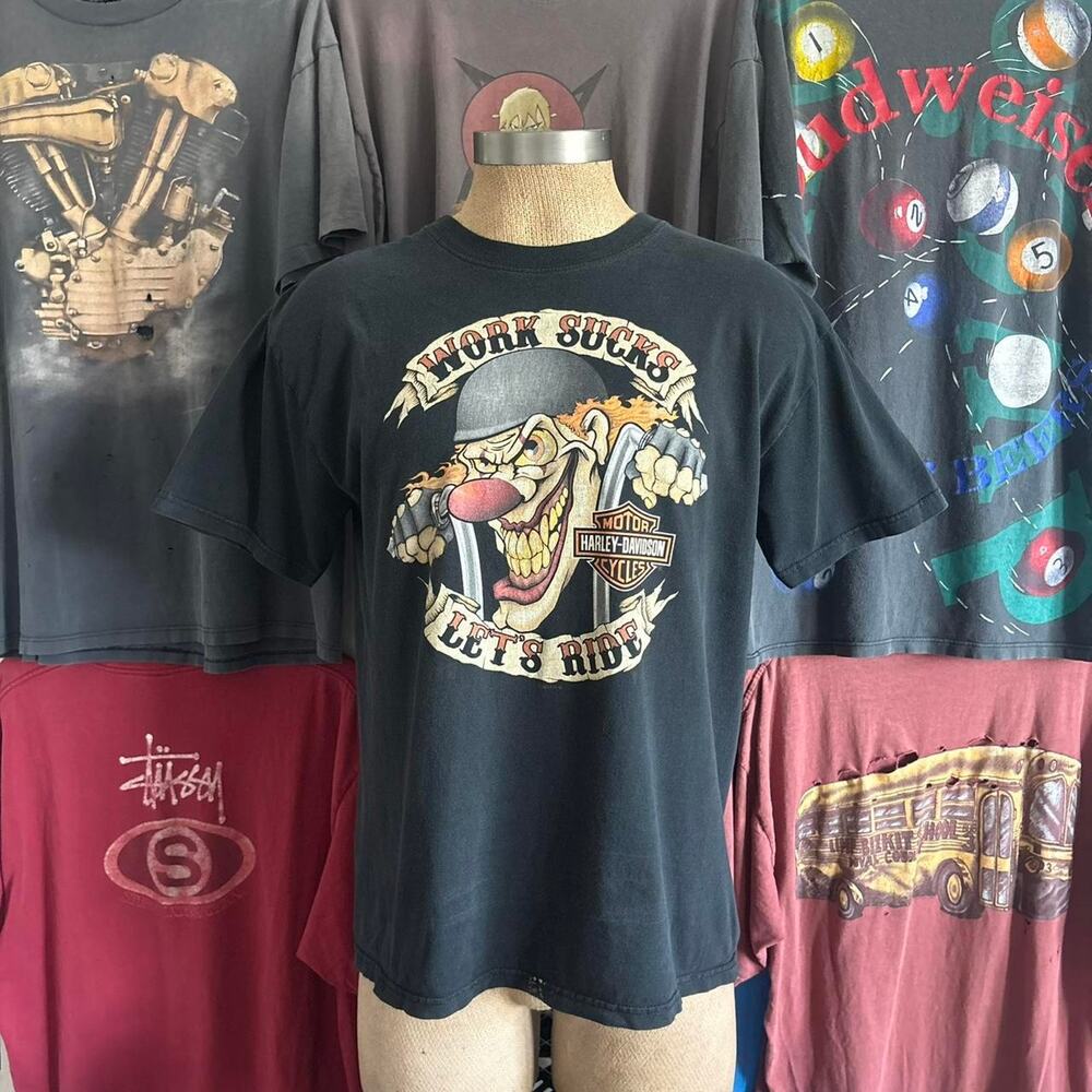 Vintage 1990s Harley Davidson Biker T-shirt